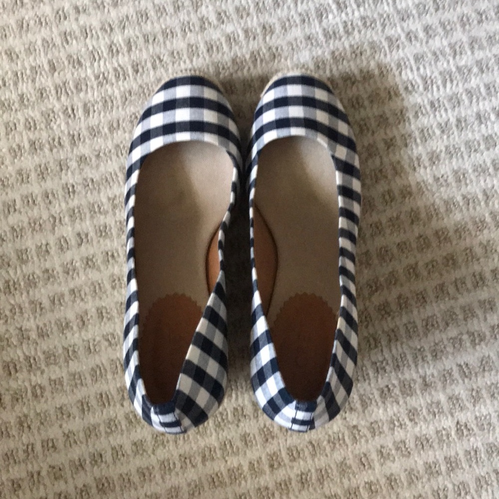 *SOLD* J Crew plaid espadrille heels